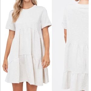 NWT en saison French terry mini dress